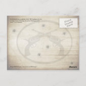 Konfiszierte Waffen am Hauptsitz des FBI Postkarte (Rückseite)