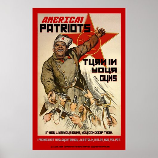 Konfiszierung von Waffen - 2. Änderung Poster (Vorne)