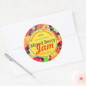 Konfitüre mit Konservenkonserven Runder Aufkleber (Umschlag)