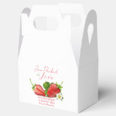 Konfitüre mit Liebe Erdbeeren Obst verpackt Geschenkschachtel (Geöffnet)