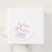 Konfitüre mit Liebe Hochzeit Geschenkanhänger (Beispiel)