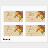 Konfitüre oder Konservierung Rechteckiger Aufkleber (Blatt)