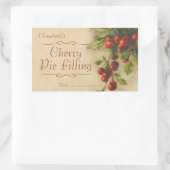 Konfitüre oder Konservierung Rechteckiger Aufkleber (Tasche)