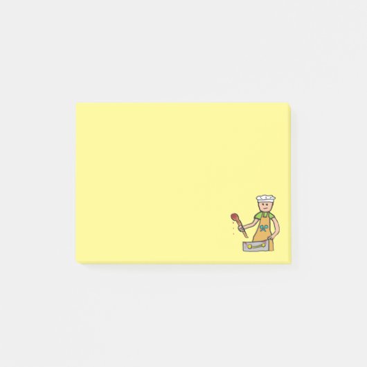 Konfitüre und Reservemaktik Post-it Klebezettel (Vorderseite)