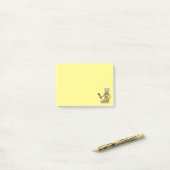 Konfitüre und Reservemaktik Post-it Klebezettel (Auf Schreibtisch)