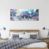 Konfluenz in Bewegung Leinwanddruck (Insitu (Schlafzimmer))