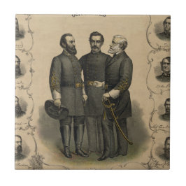 Konföderale Generäle Ziviler Krieg 🎖️ Helden ⚔️ Fliese