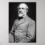 Konföderaler General Robert E. Lee Portrait Poster (Vorne)