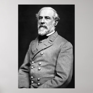 Konföderaler General Robert E. Lee Portrait Poster