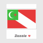 Konföderate Seminole of Oklahoma (historisch), USA Aufkleber (Blatt)