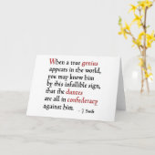 Konföderation von Dunces Karte (Gelbe Blume)