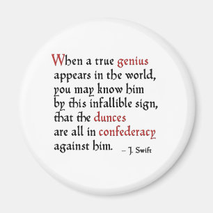 Konföderation von Dunces Magnet