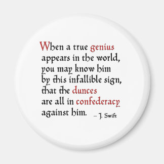 Konföderation von Dunces Magnet