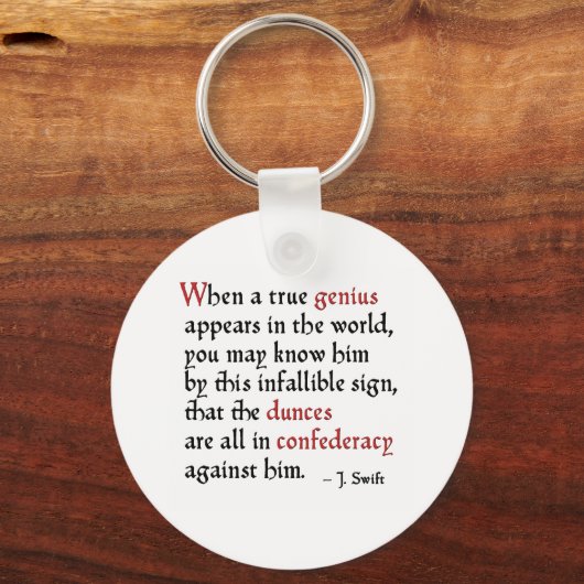 Konföderation von Dunces Schlüsselanhänger (Vorderseite)