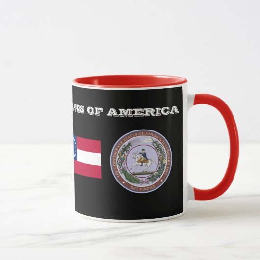 Konföderierte Staaten der amerikanischen Historisc Tasse (Rechts)