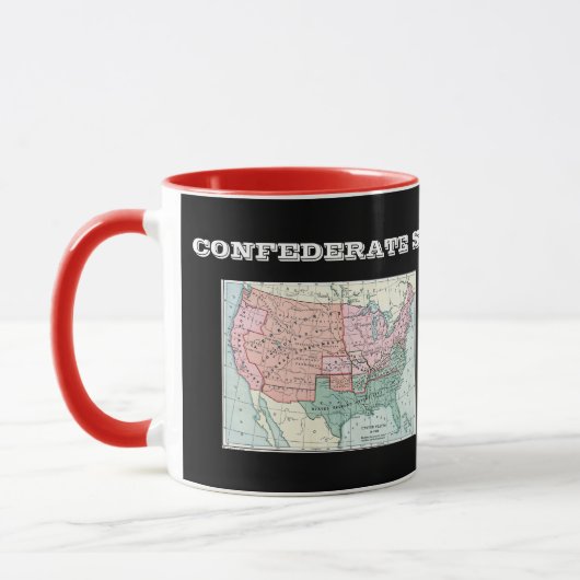 Konföderierte Staaten der amerikanischen Historisc Tasse (Links)