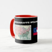 Konföderierte Staaten der amerikanischen Historisc Tasse (Vorderseite Links)
