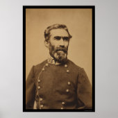 Konföderierter General Braxton Bragg 1862 Poster (Vorne)