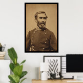 Konföderierter General Braxton Bragg 1862 Poster (Heimbüro)