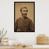 Konföderierter General Braxton Bragg 1862 Poster (Küche)
