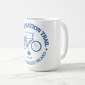 Konföderweg (Fahrrad) Kaffeetasse (VorderseiteRechts)