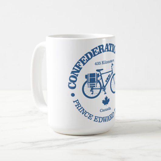 Konföderweg (Fahrrad) Kaffeetasse (Vorderseite Links)