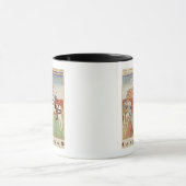 Konfrontation von zwei Rittern vor dem König Tasse (Zentrum)