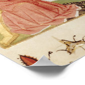 Konfrontation zweier Ritter vor dem König Poster (Ecke)