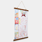 Konfuse Tapisserie Wandteppich Mit Holzrahmen (Gewinkelt)