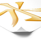 Konfuzianismus-Symbol Fotodruck (Ecke)