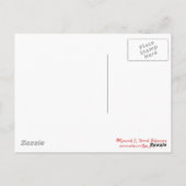 Konfuzius-Glückskeks Postkarte (Rückseite)