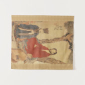Konfuzius, Lao-tzu und buddhistisches Arhat Wandteppich (Vorderseite (Horizontal))