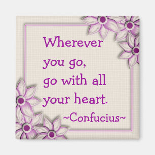 Konfuzius-Quote (1)- Motivierend Magnet