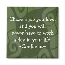 Konfuzius-Quote - Motivierend Magnet