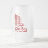 Konfuzius sagen mattglas bierglas (Vorderseite Links)