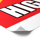 Konfuzius sagt hoch über Pot Poster (Ecke)