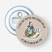 Konfuzius und Schnecke