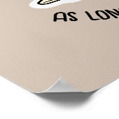 Konfuzius und Schnecke Poster (Ecke)