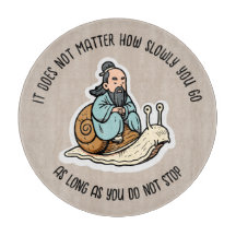 Konfuzius und Schnecke