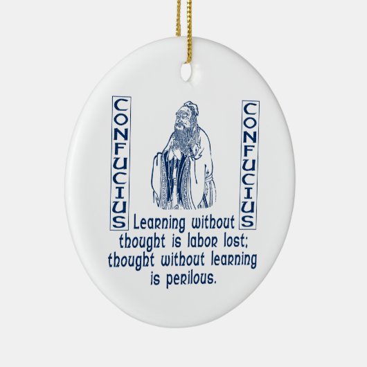 Konfuzius-Verzierung Keramikornament (Rechts)