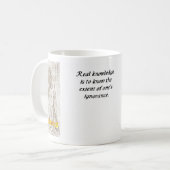 Konfuzius Zitat 13 - Wissensbasierte Tasse (Vorderseite Links)