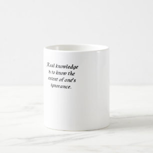 Konfuzius Zitat 13 - Wissensbasierte Tasse
