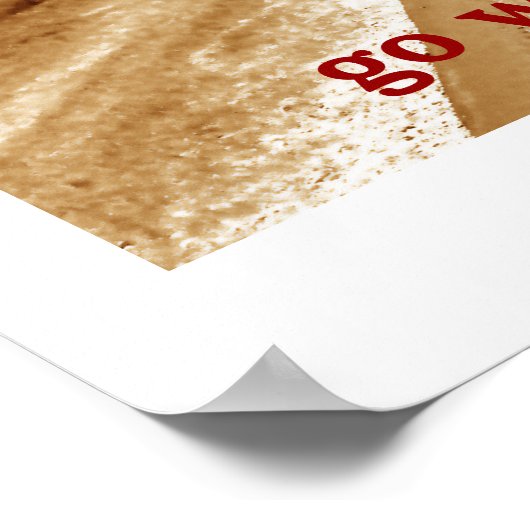 Konfuzius Zitat - Kunstdruck Poster (Ecke)