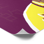 Konfuzius Zitat: Wenn man eine gute Person sieht Poster (Ecke)