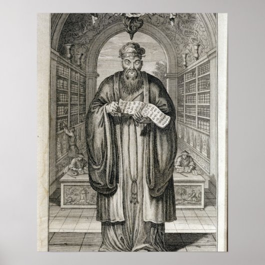 Kong-Fu-Tse oder Konfuzius, das am meisten gefeier Poster (Vorne)