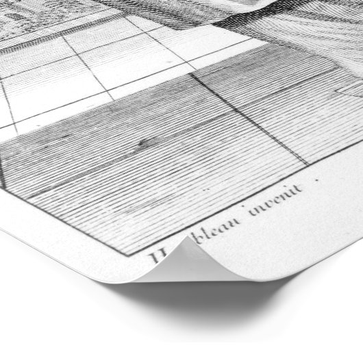 Kong-Fu-Tse oder Konfuzius Poster (Ecke)