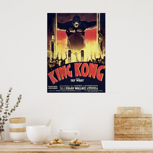 Kong Movie Poster (Küche)