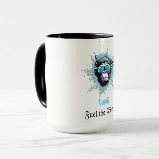 KONG-Tasse - Das Biest anheizen. Tasse (Vorderseite Links)