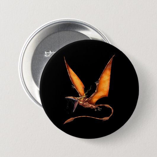Kongamato Cryptid Creature Button (Vorne & Hinten)