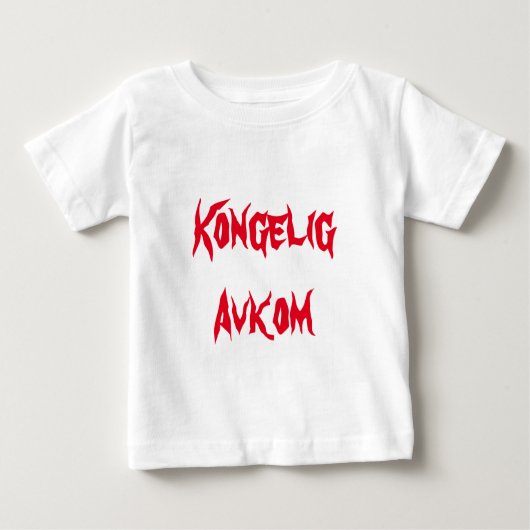 Kongelig Avkom, Königlicher Nachwuchs im Norwegisc Baby T-shirt (Vorderseite)